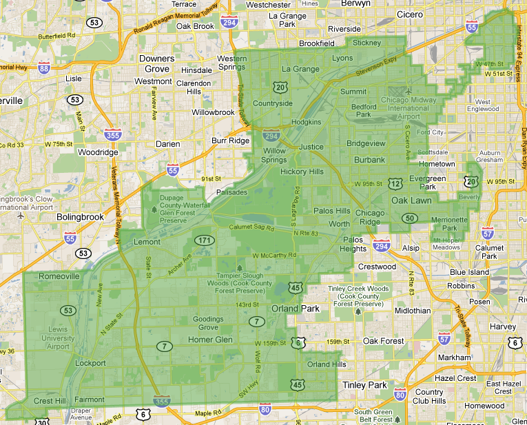 3rd Congressional District Illinois Map - Map